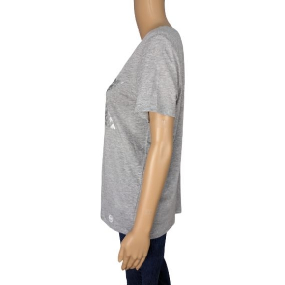 MICHAEL Michael Kors Gray Logo T-Shirt S - Picture 5 of 8